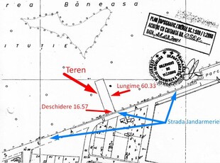 Zona Băneasa - Teren de 1000 MP pe Strada Jandarmeriei