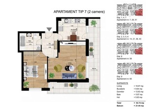 Apartament 3 camere sectorul 4, ansamblu rezidential