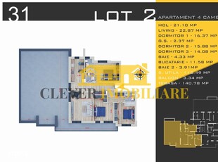 Apartament 3 Camere | Lux | Triana Pipera | Loc de parcare subteran