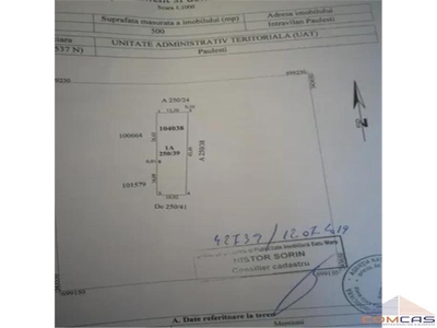 Teren intravilan pe Paulesti parcele de 5,10,15 ari