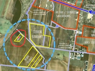 Vând parcelă teren intravilan Oradea in Cartierul Bălcescu.