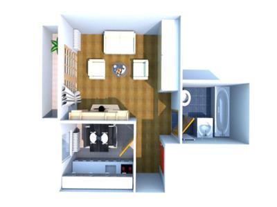 Apartament nou de vanzare, 1 camera, decomandat, 42 mp, Nicolina, Bloc nou Nicolina Prima statie - la bulevard, Cod 150260