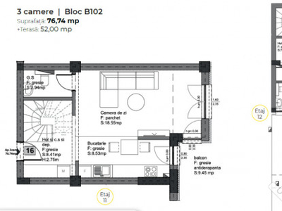 Apartament 3 camere in bloc nou, Avantgarden3 Brasov