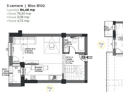 Apartament 3 camere in bloc nou, Avantgarden3 Brasov