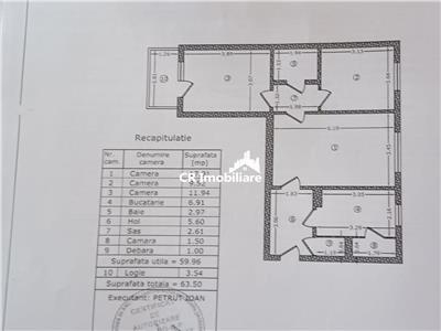 Apartament 3 camere/Termoficare/Posibilitate de centrala proprie