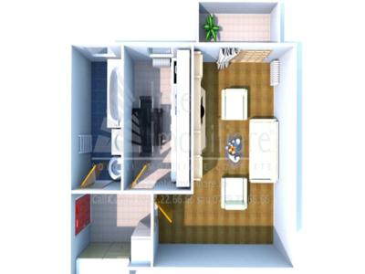 Apartament nou, 1 camera decomandat, 41 mp, Galata, de vanzare, Sun City, Cod 151276