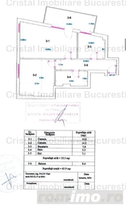 Ap 2 camere, incalzire pardoseala, bloc nou, bucatarie inchisa, 7 min metrou Mihai Bravu