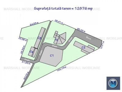 Teren intravilan de vanzare, zona Vest, 12876 mp