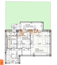 Apartament cu gradina 67mp , Sanpetru, Brasov