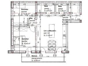 APARTAMENT DEOSEBIT - 4 camere Universitate- TNB.