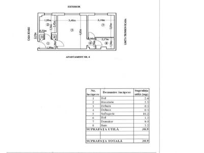 Orizontului – 2 camere – parter