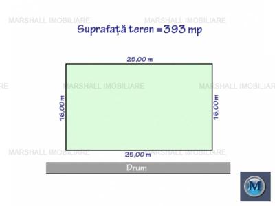 Teren intravilan de vanzare in Bucov, 393 mp