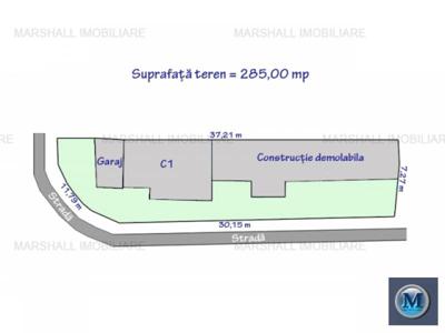 Teren intravilan de vanzare, zona Buna Vestire, 285 mp