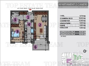 Apartament de 2 camere de vanzare in Berceni Grand Arena