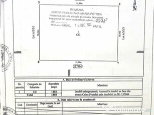Teren intravilan - 2077 mp - Calea Prutului, str. Macului