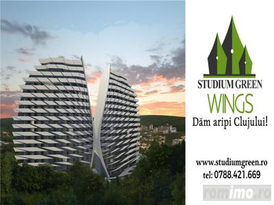 Vand penthouse de lux cu terasa de 40 mp in Wings- Studium Green