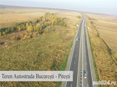 Vanzare teren Autostrada Bucuresti - Pitesti
