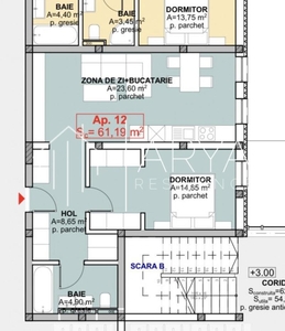 Apartament 2 camere finisat, bloc nou, zona Centrala