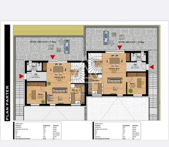 Unitate Duplex de vanzare | 4 camere, 125 mp | Tauti