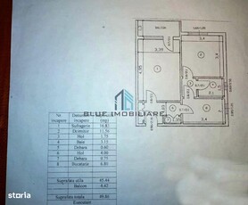 Apartament cu 2 camere, bloc dupa cutremur, etaj superior