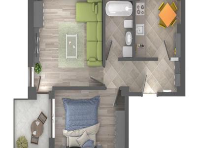 2 camere, decomandat, 55 mp, de vanzare apartament nou in zona Galata, Notariat Padurariu, Cod 149608