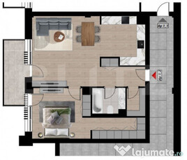 Apartament 2 camere, 85,14 mp, bloc boutique – Zona Dacia