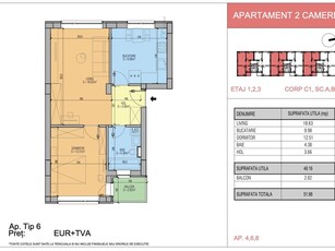 Apartament 2 camere Popesti Leordeni 2 camere proiect deosebit Proiectul es