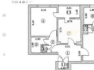 Apartament 3 camere Polona | 1981 | necesita renovare