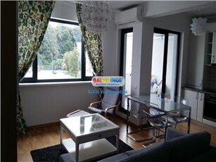 Vanzare apartament 3 camere etaj 2 Baneasa Greenfield vedere padure