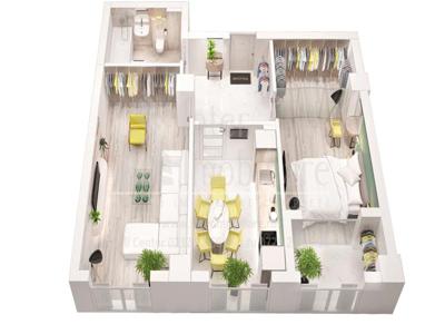 2 camere, decomandat, 62 mp, de vanzare apartament nou in zona Frumoasa, Scoala 43, Cod 149913