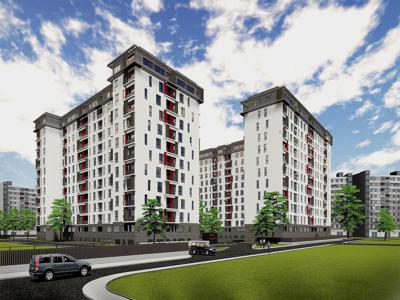 Plaza Residence – schița apartament cu 1 camere apartament camere de la 42.9m2