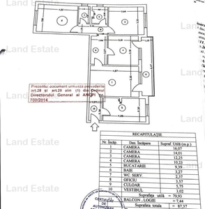 Apartament 4 camere Lujerului ( 350 m metrou )