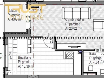 cv 144 Victoriei, apartament 3 camere, etaj I + loc parcare