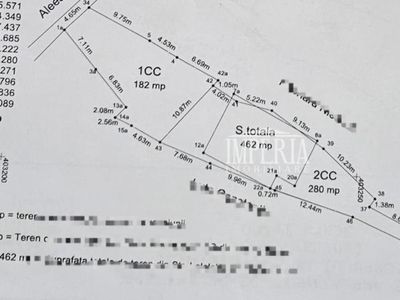 Teren 456 mp cartier 1 Mai