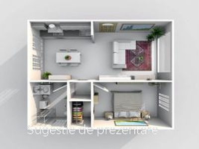 Vanzare apartament 2 camere, Calea Bucuresti, Pitesti