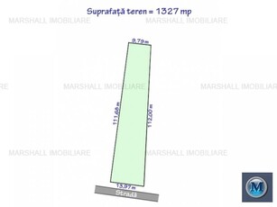 Teren intravilan de vanzare in Lipanesti, 1327 mp