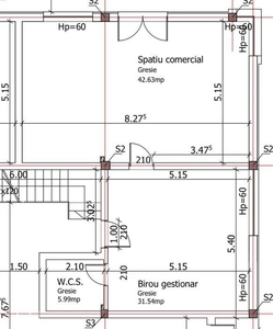 Spatiu comercial Ultrafinisat de 80mp, vitrina, zona Intre Lacuri