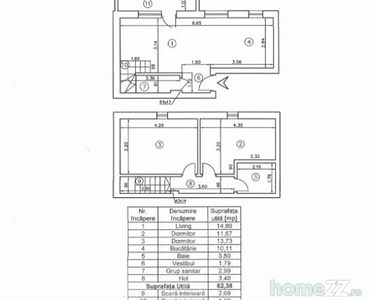 Apartament 3 camere Berceni Zona Piața Reșița