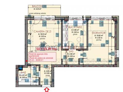 Apartament 2 camere de vanzare in Floresti ID 6611