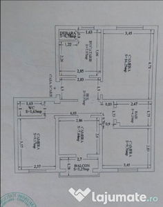 37216 Apartament 4 camere Centru