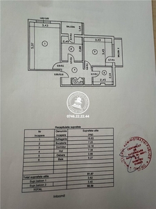 Apartament 2 camere de vanzare Tomesti