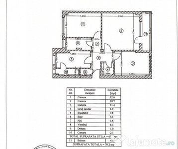 Apartament 3 Camere Sebastian 3 min