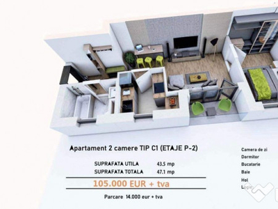 Apartament Superb cu 2 Camere în Mihai Bravu, Vitan - Co...