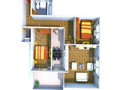 Nicolina apartament nou 80 mp, 3 camere, decomandat, de vanzare, Pizza Nico, Cod 151944