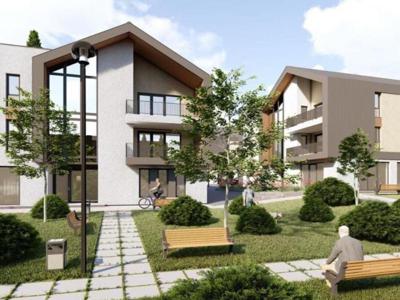 Vanzare- Apartament cu 3 camere, decomandat, 60mp utili + 10mp balcon, etajul 1, bloc nou, semifinisat