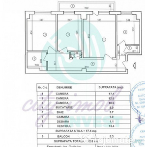 3 camere renovate-Ion Mihalache-Turda-Bloc anvelopat