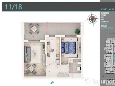 AP. 2 CAMERE DECOMANDAT,SPATIOS. METROU N. TECLU-COMISION...