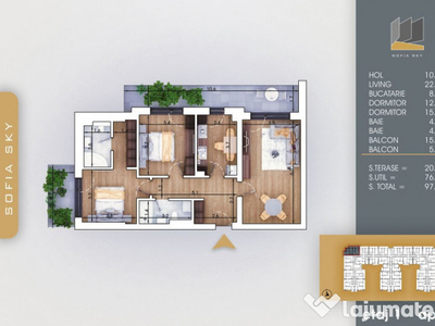 AP. 3 CAMERE SPATIOS,METROU N. TECLU. COMISION 0%!