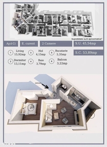 Apartament 2 Camere Finalizat Sector 4 Grand Arena