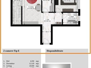 Apartament 2 camere Pallady